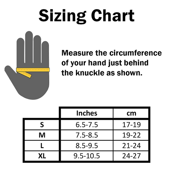 f(x)nction Wrist Guards Sizing Chart