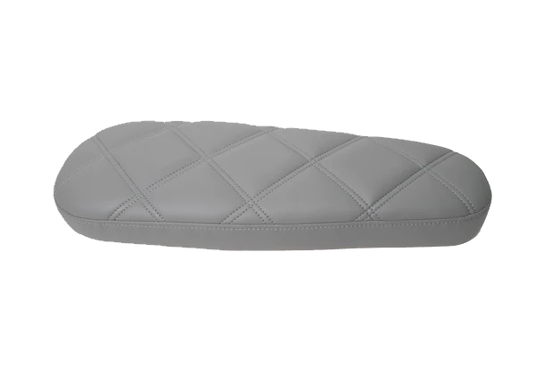 Blur Boundaries 2-Up Diamond Stitch Seat Gray
