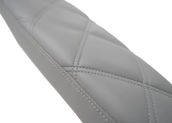 Blur Boundaries 2-Up Diamond Stitch Seat Gray