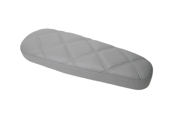 Blur Boundaries 2-Up Diamond Stitch Seat Gray