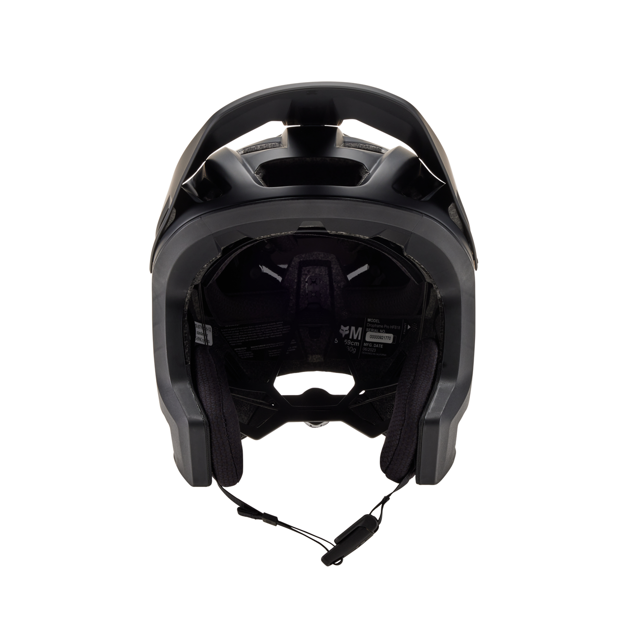 Fox Dropframe Pro Helmet - Black