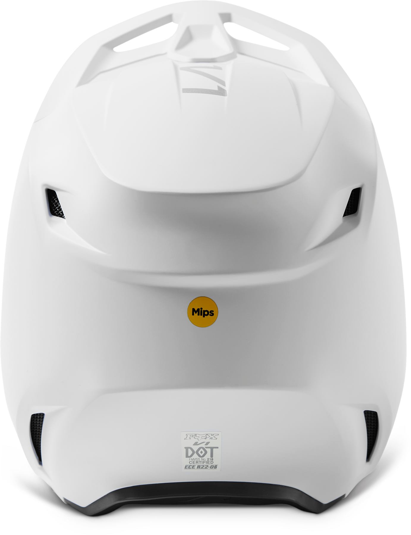 Fox Helmet V1 Solid Matte White