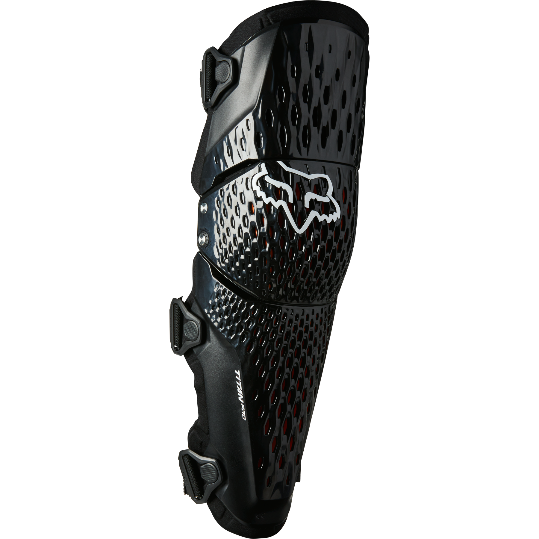 Fox Titan Pro D30 Knee Guards Black