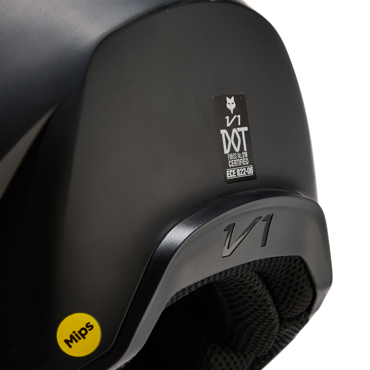 Fox Helmet V1 Solid - Matte Black