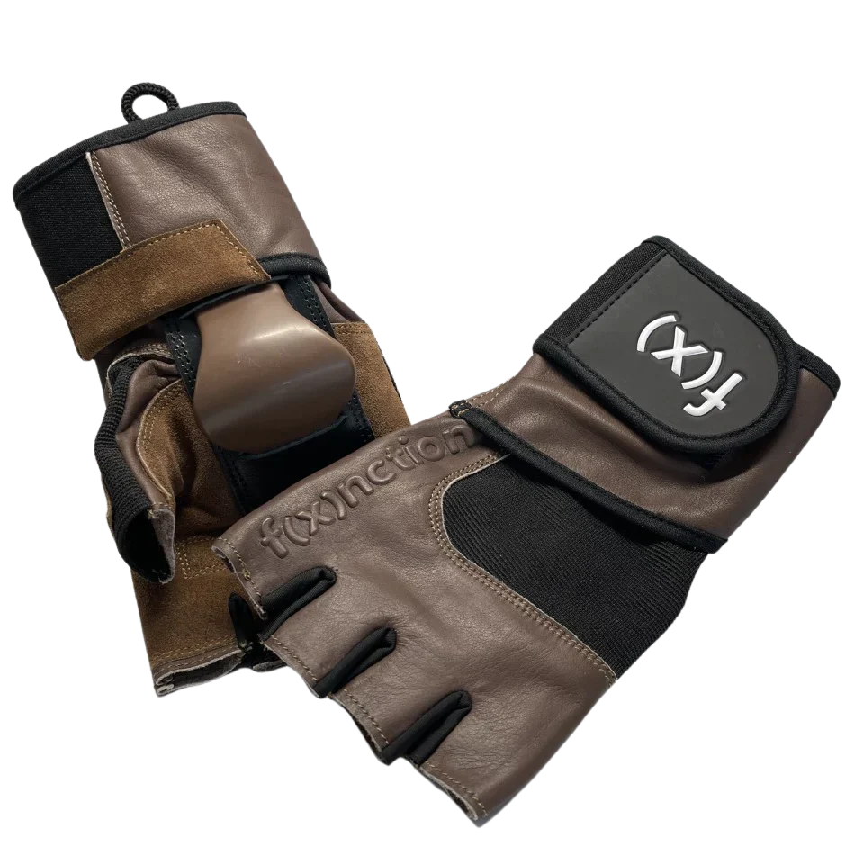 f(x)nction Shredder Wrist Guards (Half Finger) Brown